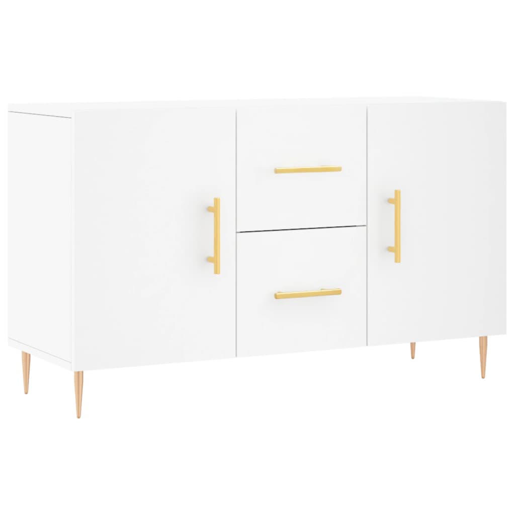 Buffet blanc 100x36x60 cm bois d'ingénierie - XIOS