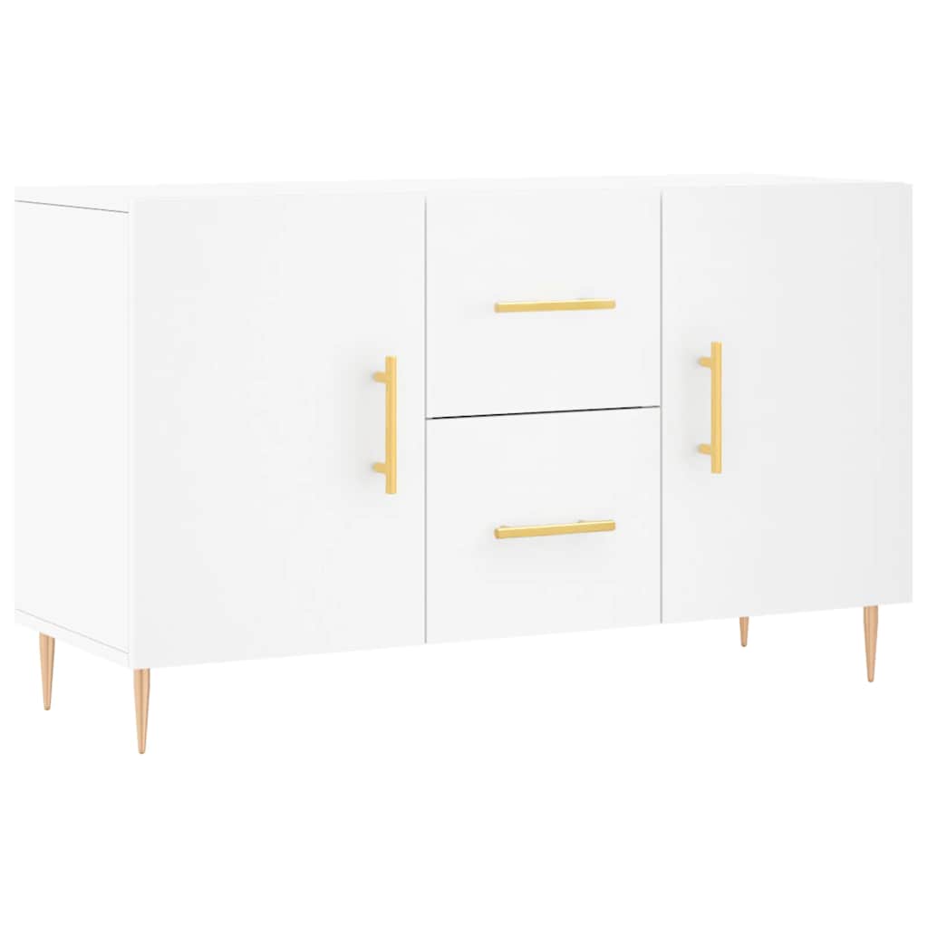 Buffet blanc 100x36x60 cm bois d'ingénierie - XIOS