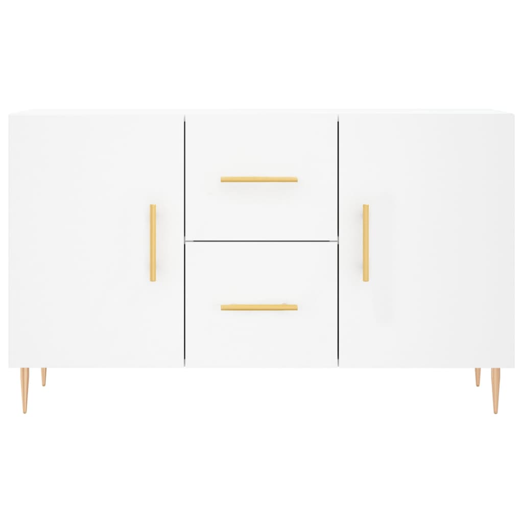 Buffet blanc 100x36x60 cm bois d'ingénierie - XIOS