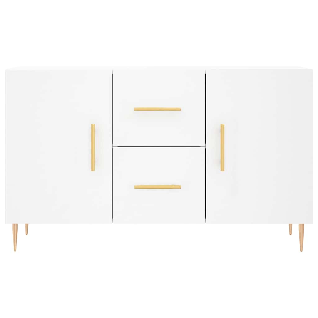 Buffet blanc 100x36x60 cm bois d'ingénierie - XIOS