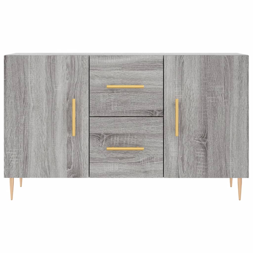 Buffet sonoma gris 100x36x60 cm bois d'ingénierie - XIOS