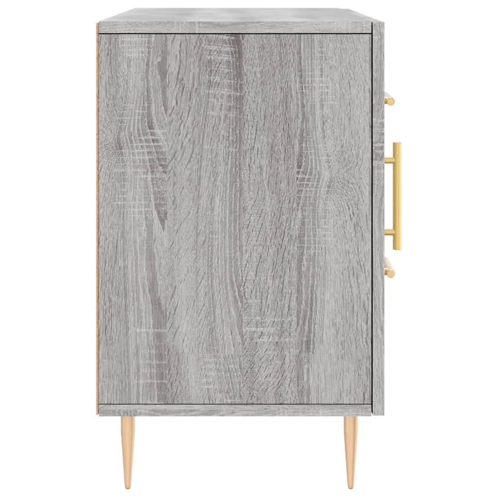 Buffet sonoma gris 100x36x60 cm bois d'ingénierie - XIOS