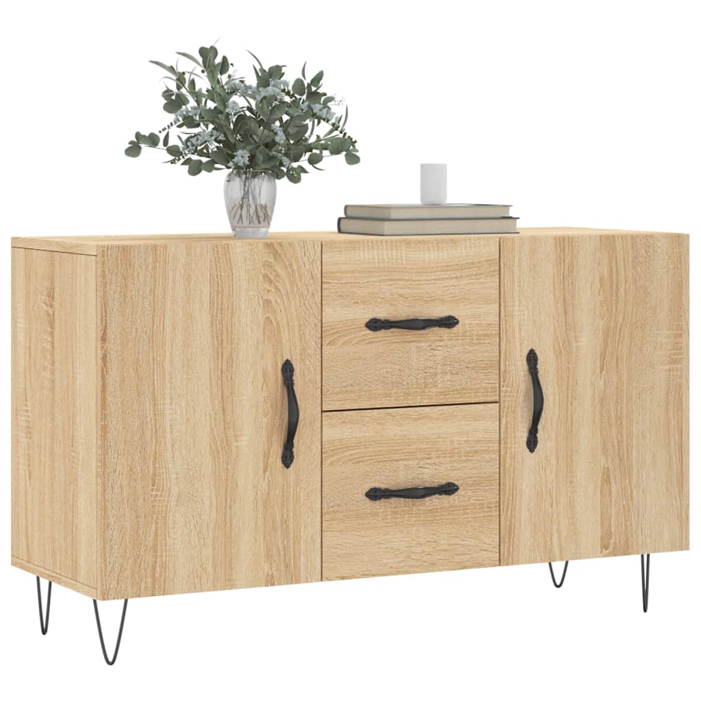 Buffet chêne sonoma 100x36x60 cm bois d'ingénierie - XIOS