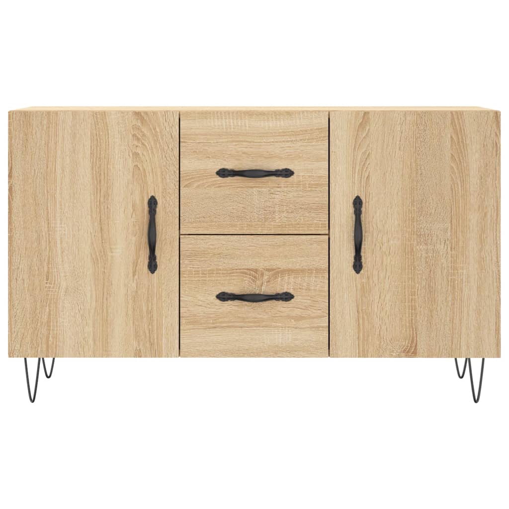 Buffet chêne sonoma 100x36x60 cm bois d'ingénierie - XIOS