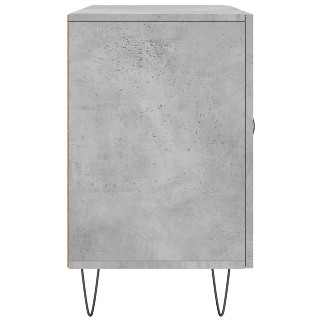 Buffet gris béton 100x36x60 cm bois d'ingénierie - XIOS