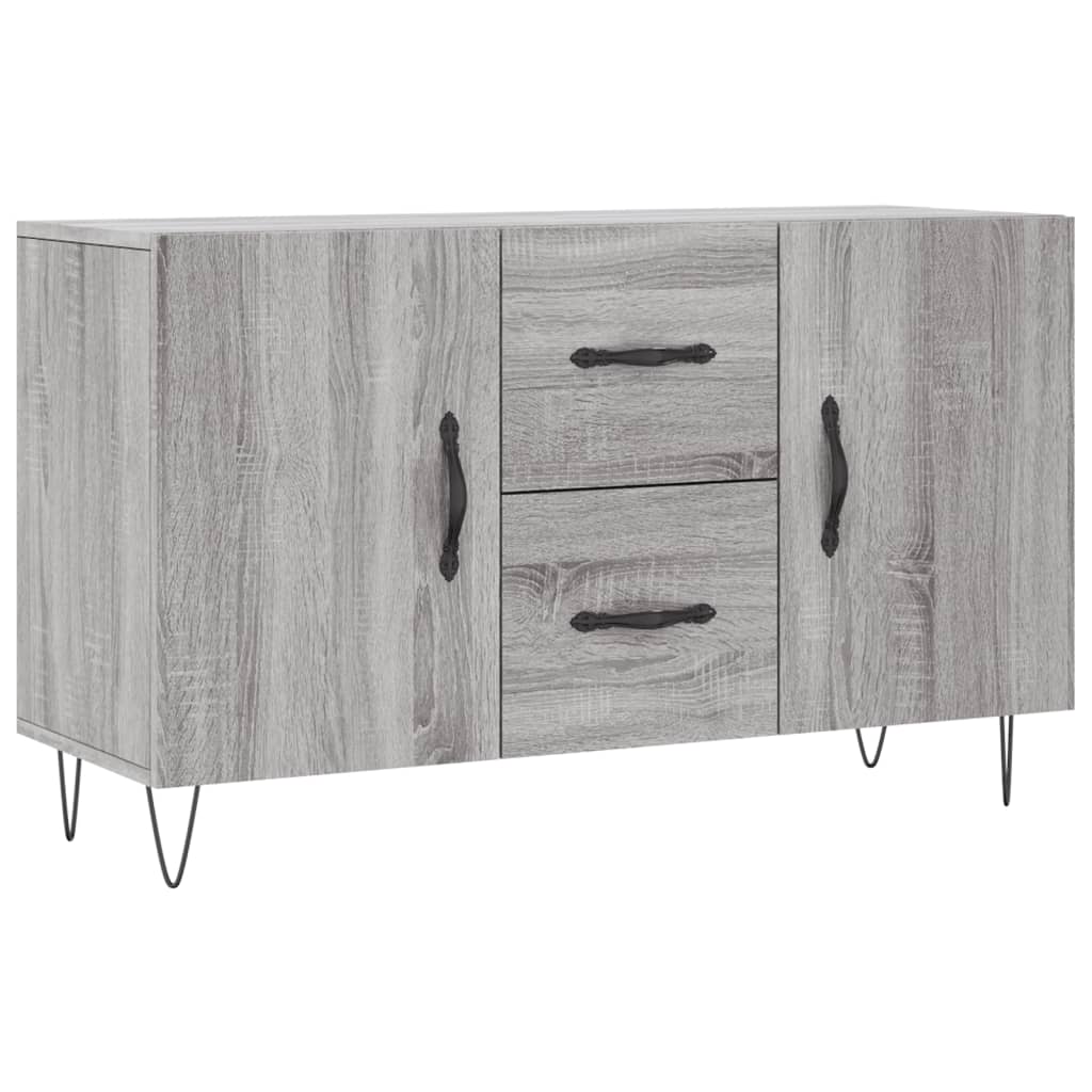 Buffet sonoma gris 100x36x60 cm bois d'ingénierie - XIOS