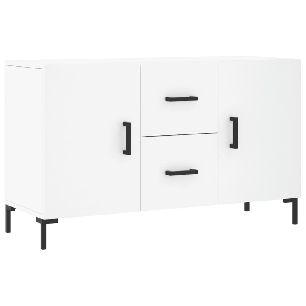 Buffet blanc 100x36x60 cm bois d'ingénierie - XIOS