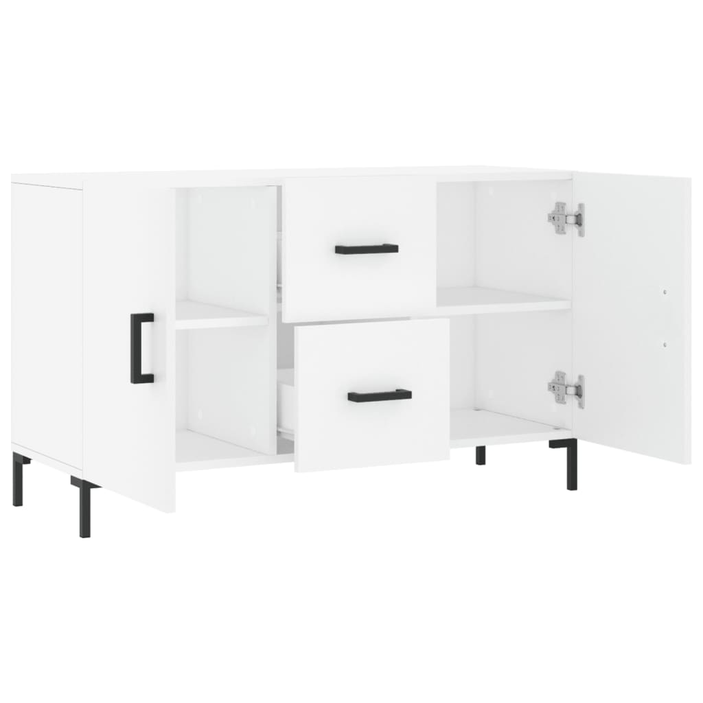 Buffet blanc 100x36x60 cm bois d'ingénierie - XIOS