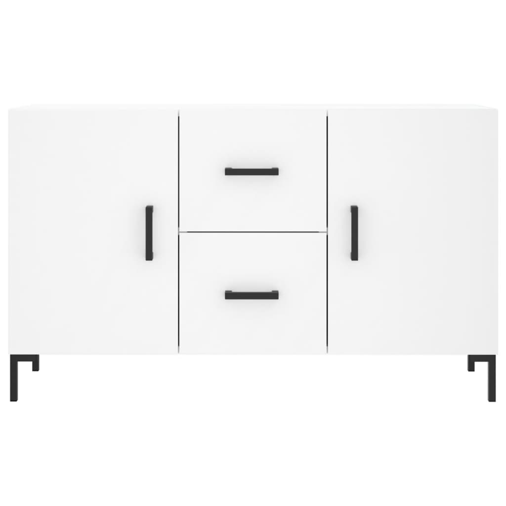 Buffet blanc 100x36x60 cm bois d'ingénierie - XIOS