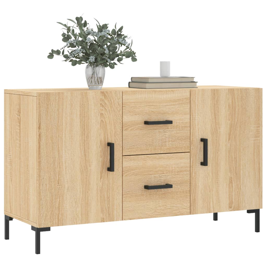 Buffet chêne sonoma 100x36x60 cm bois d'ingénierie - XIOS