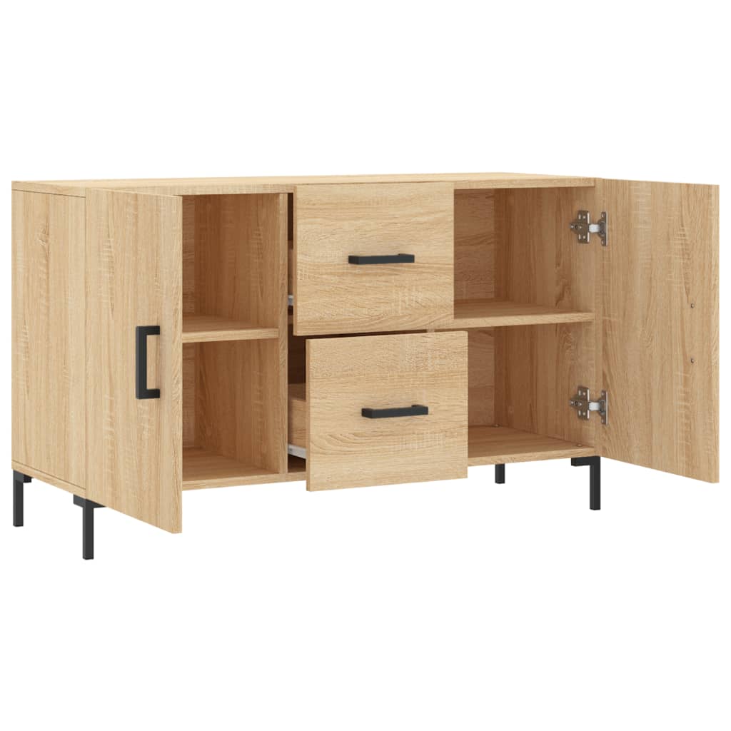 Buffet chêne sonoma 100x36x60 cm bois d'ingénierie - XIOS
