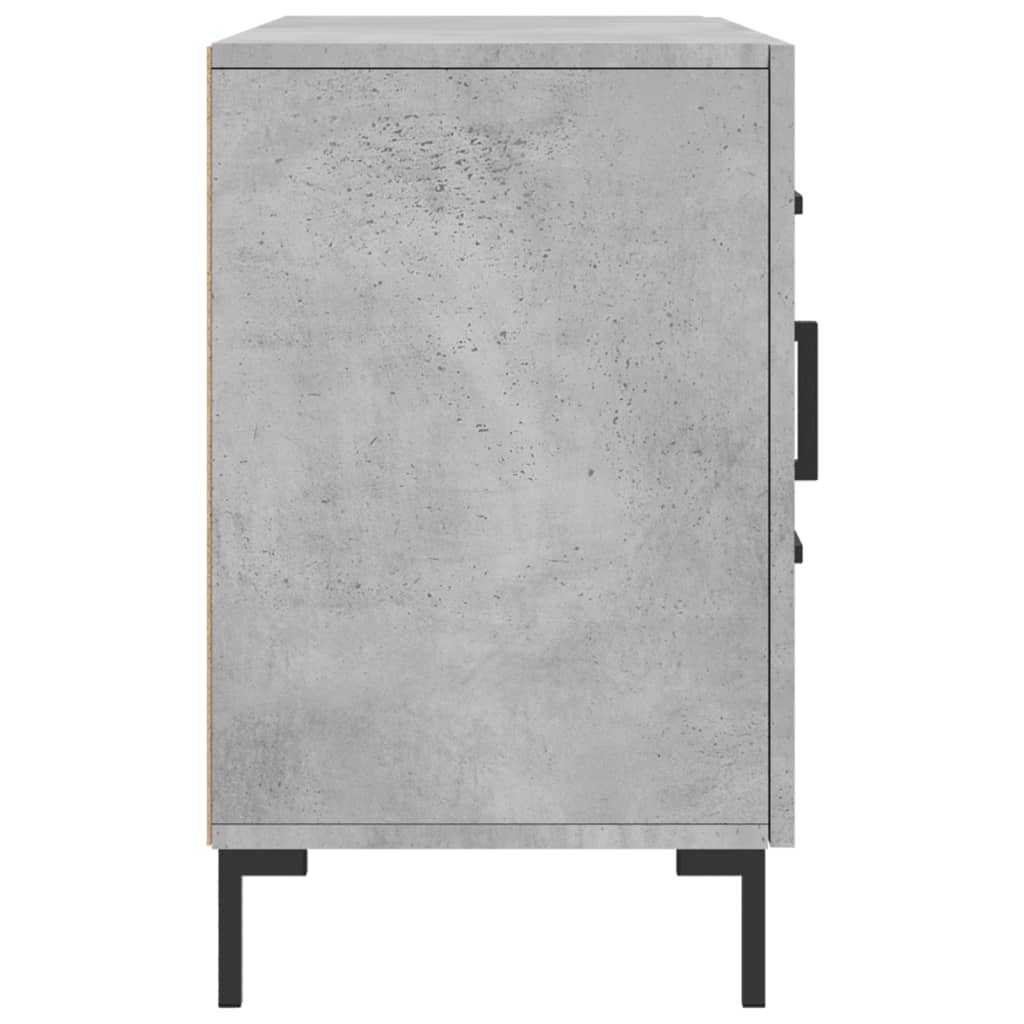 Buffet gris béton 100x36x60 cm bois d'ingénierie - XIOS