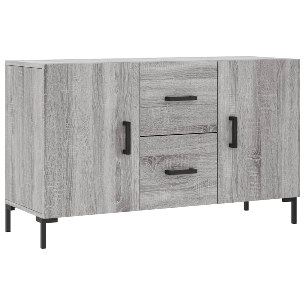 Buffet sonoma gris 100x36x60 cm bois d'ingénierie - XIOS