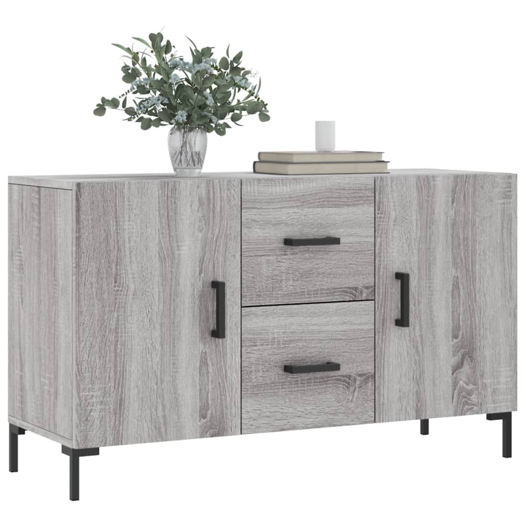 Buffet sonoma gris 100x36x60 cm bois d'ingénierie - XIOS