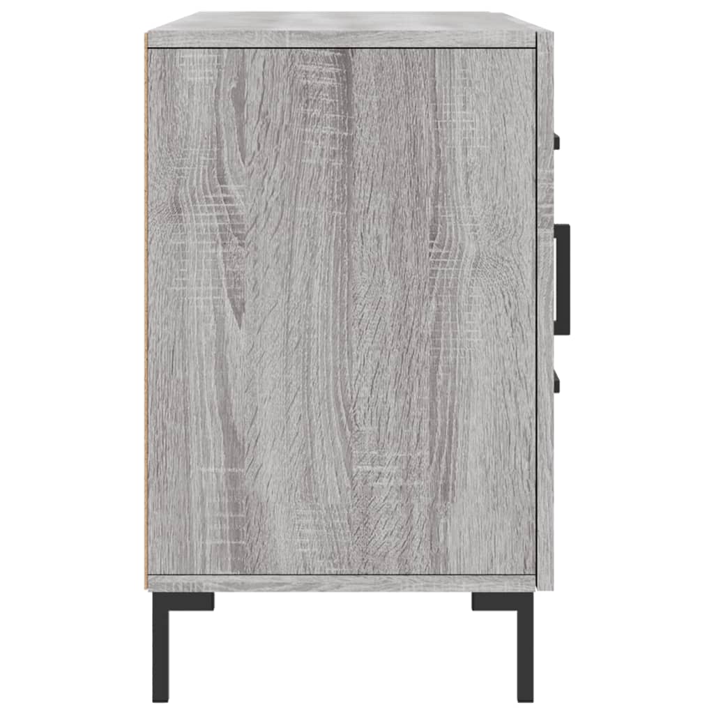 Buffet sonoma gris 100x36x60 cm bois d'ingénierie - XIOS