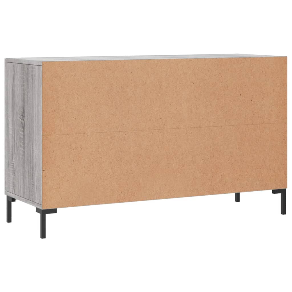 Buffet sonoma gris 100x36x60 cm bois d'ingénierie - XIOS