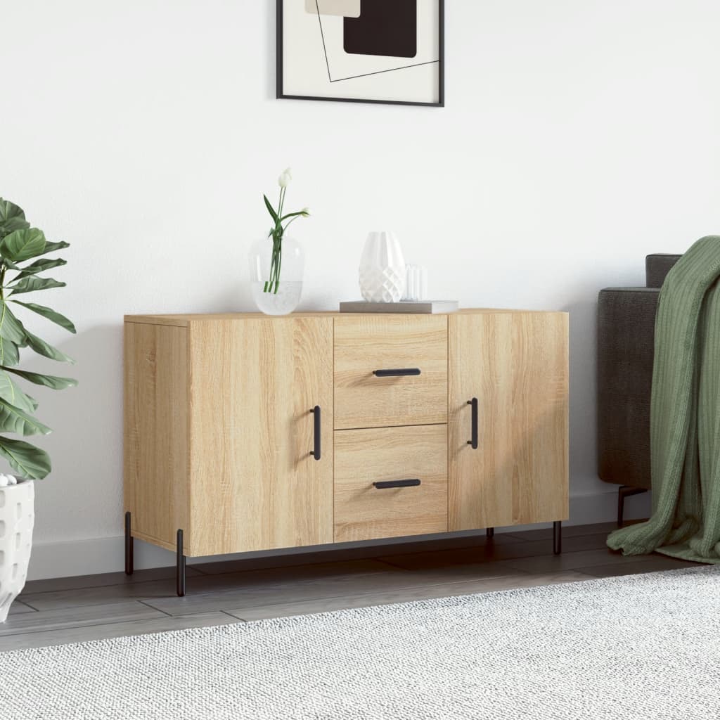 Buffet chêne sonoma 100x36x60 cm bois d'ingénierie - XIOS