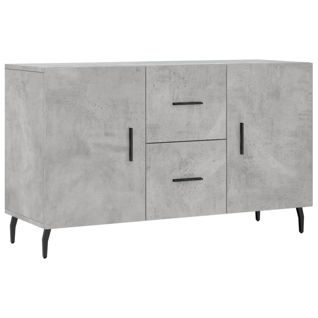 Buffet gris béton 100x36x60 cm bois d'ingénierie - XIOS