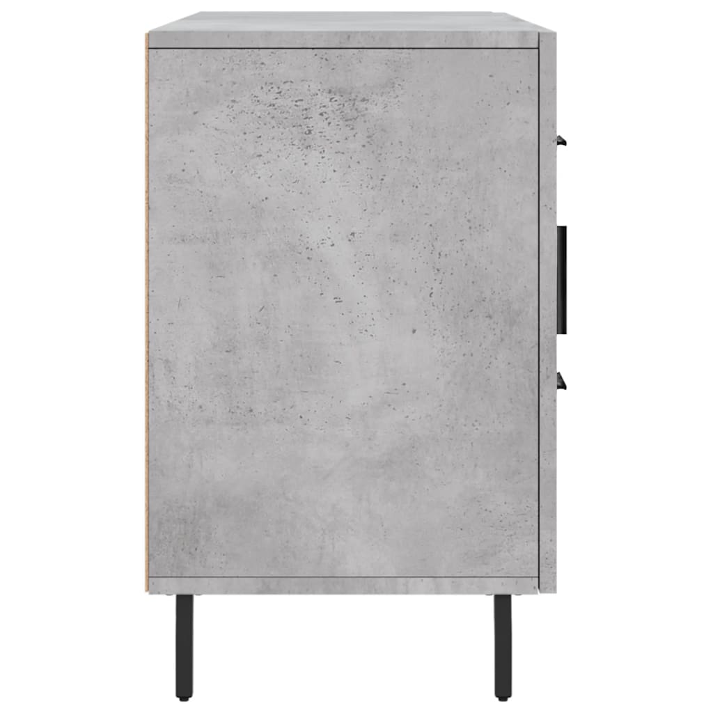Buffet gris béton 100x36x60 cm bois d'ingénierie - XIOS
