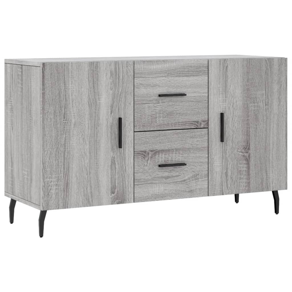 Buffet sonoma gris 100x36x60 cm bois d'ingénierie - XIOS