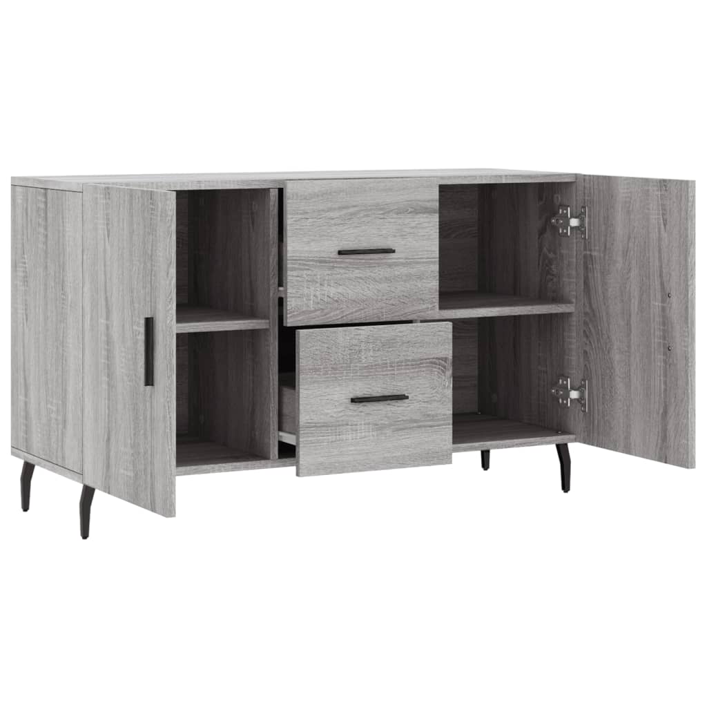 Buffet sonoma gris 100x36x60 cm bois d'ingénierie - XIOS