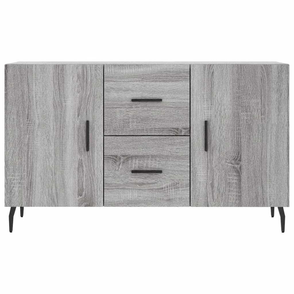 Buffet sonoma gris 100x36x60 cm bois d'ingénierie - XIOS