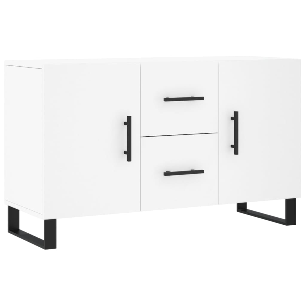 Buffet blanc 100x36x60 cm bois d'ingénierie - XIOS