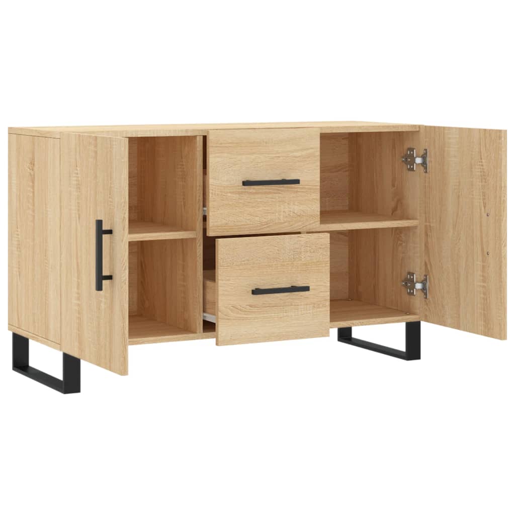 Buffet chêne sonoma 100x36x60 cm bois d'ingénierie - XIOS