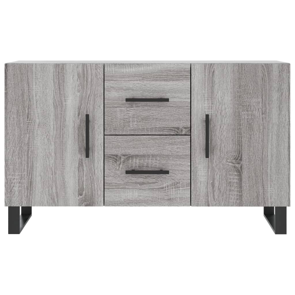 Buffet sonoma gris 100x36x60 cm bois d'ingénierie - XIOS