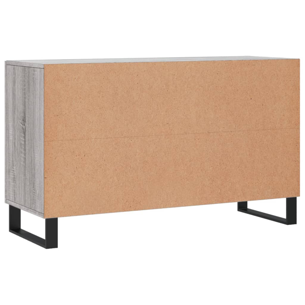 Buffet sonoma gris 100x36x60 cm bois d'ingénierie - XIOS