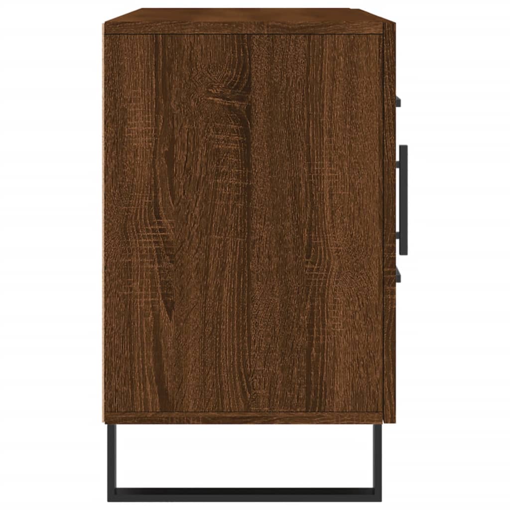 Buffet chêne marron 100x36x60 cm bois d'ingénierie - XIOS