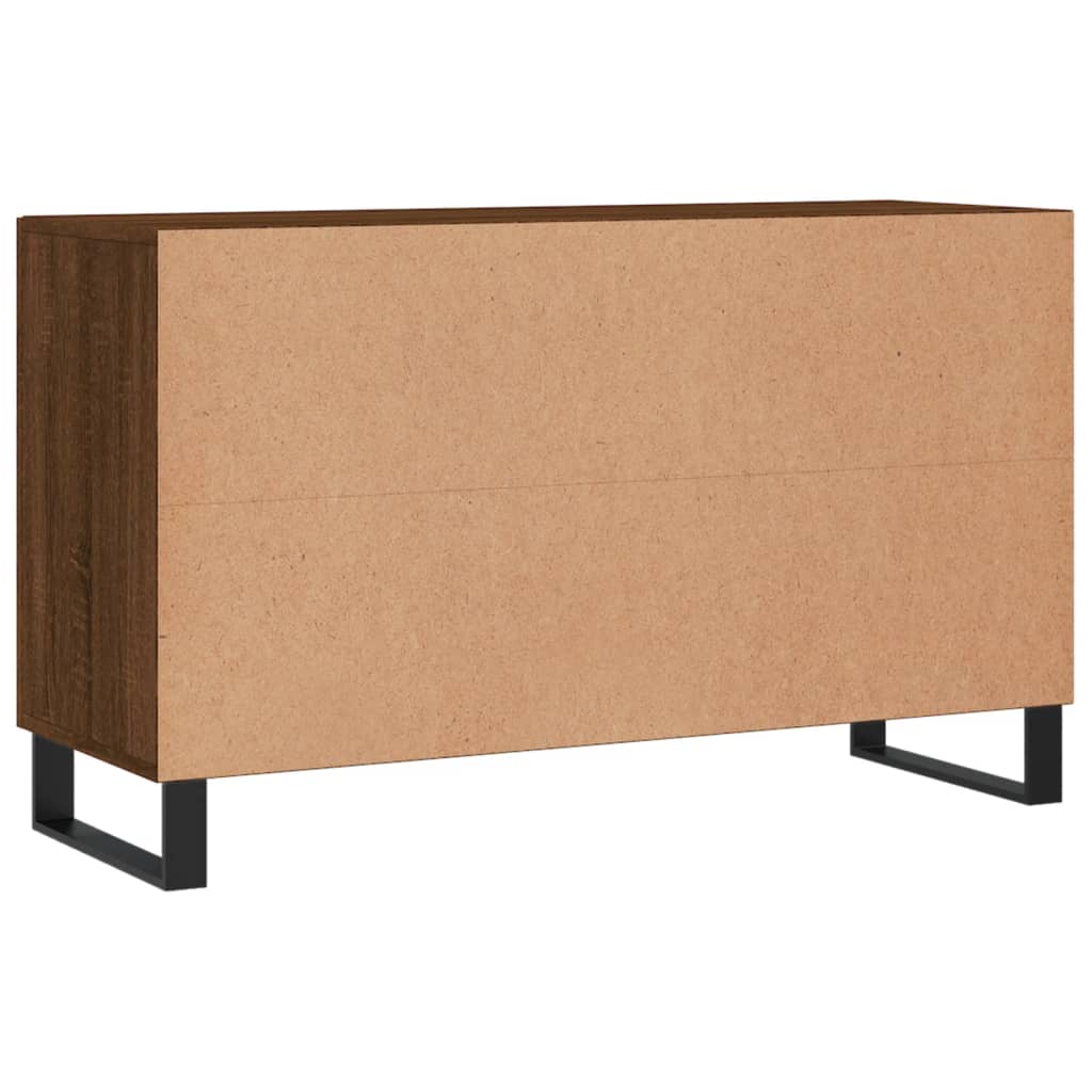 Buffet chêne marron 100x36x60 cm bois d'ingénierie - XIOS