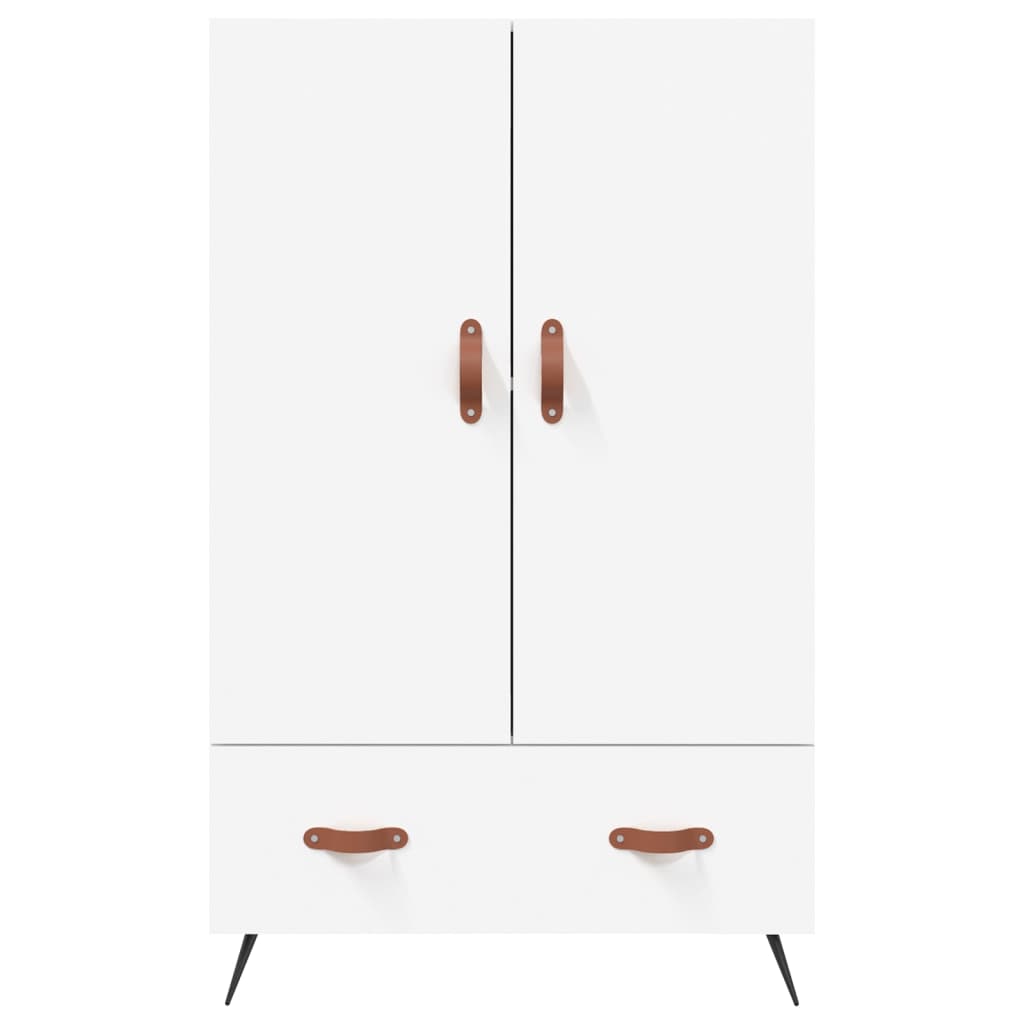 Buffet haut blanc 69,5x31x115 cm bois d'ingénierie - XIOS