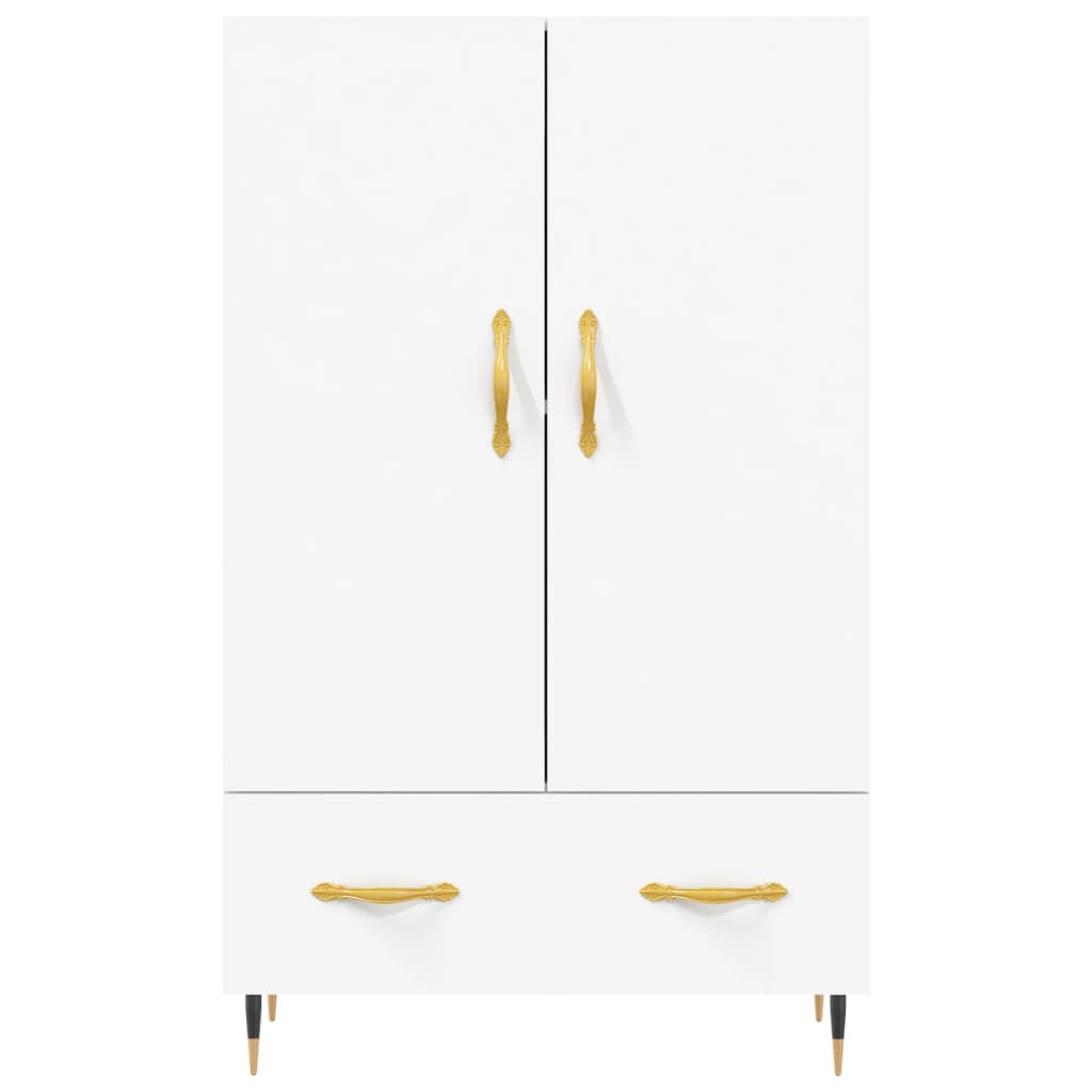 Buffet haut blanc 69,5x31x115 cm bois d'ingénierie - XIOS