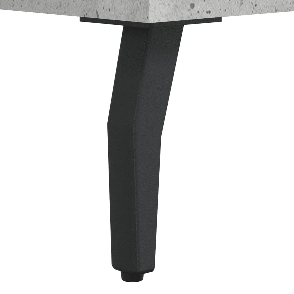 Buffet haut gris béton 69,5x31x115 cm bois d'ingénierie - XIOS
