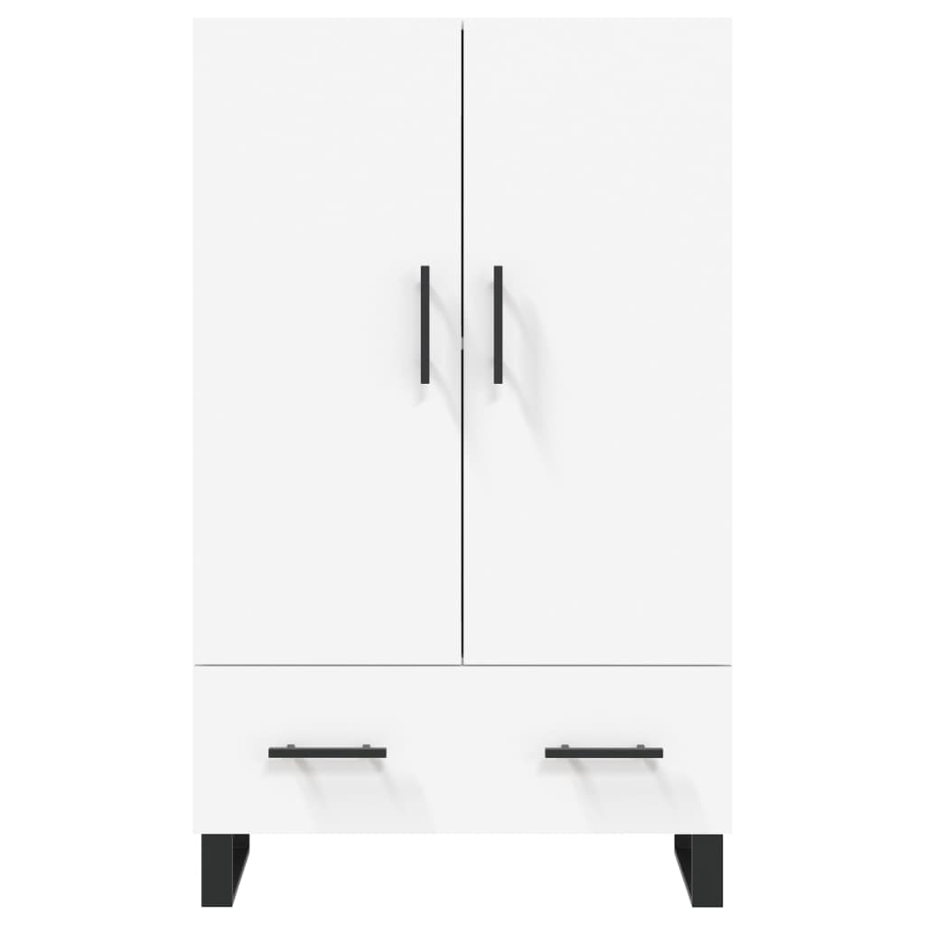 Buffet haut blanc 69,5x31x115 cm bois d'ingénierie - XIOS