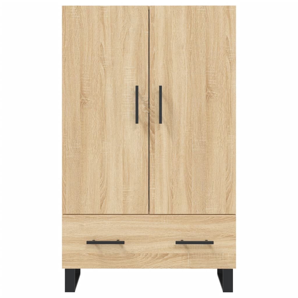 Buffet haut chêne sonoma 69,5x31x115 cm bois d'ingénierie - XIOS