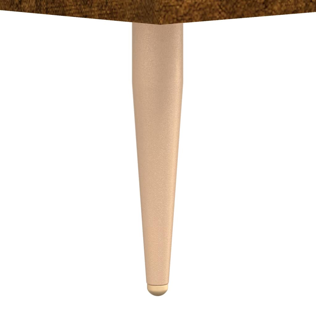 Buffet haut chêne fumé 69,5x31x115 cm bois d'ingénierie - XIOS