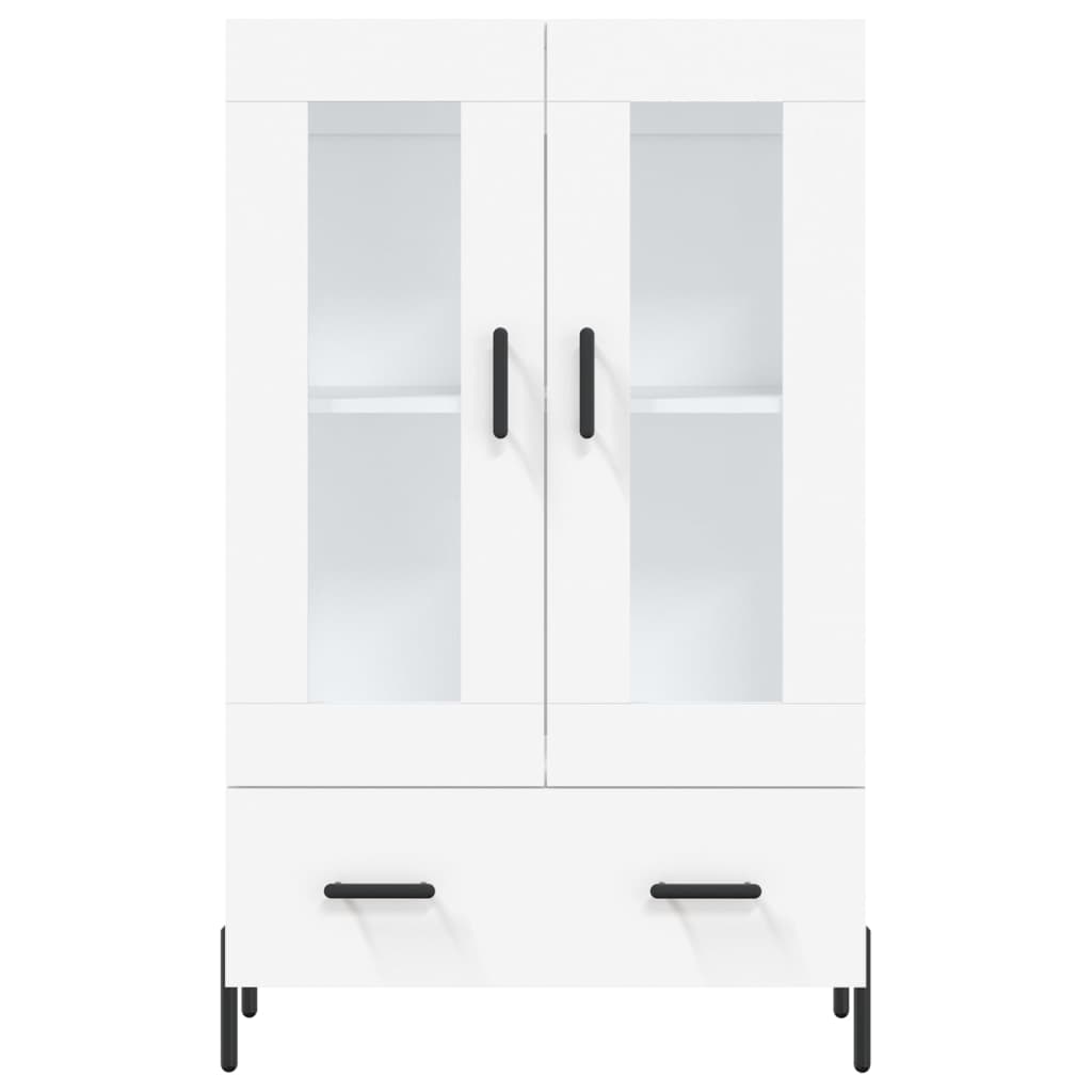 Buffet haut blanc 69,5x31x115 cm bois d'ingénierie - XIOS