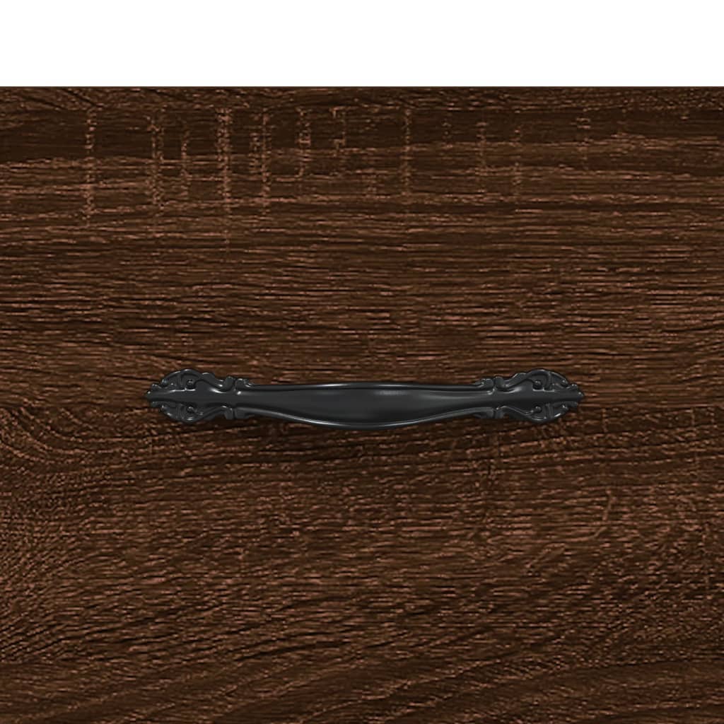 Meuble TV Chêne marron 80x36x50 cm Bois d'ingénierie - XIOS