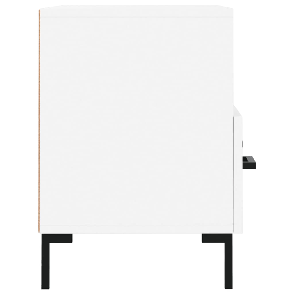 Meuble TV Blanc 80x36x50 cm Bois d'ingénierie - XIOS