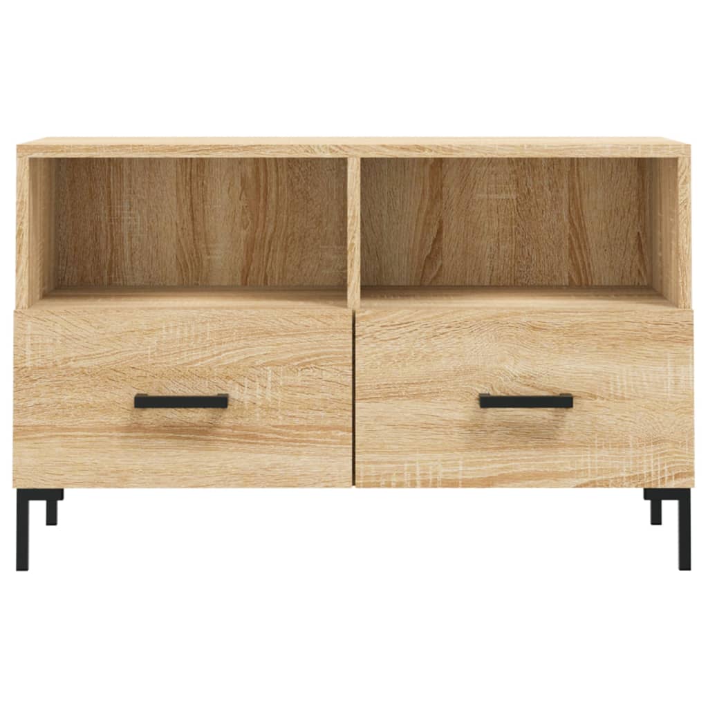 Meuble TV Chêne sonoma 80x36x50 cm Bois d'ingénierie - XIOS