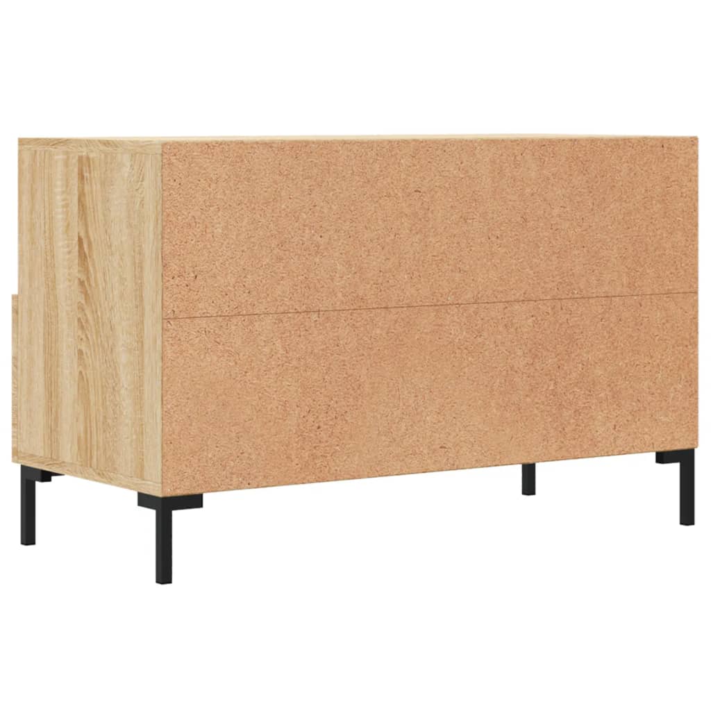 Meuble TV Chêne sonoma 80x36x50 cm Bois d'ingénierie - XIOS