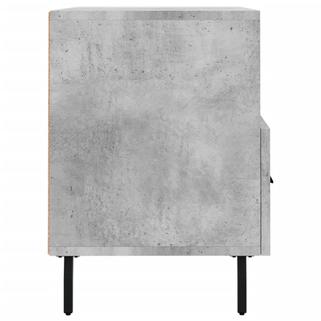 Meuble TV Gris béton 80x36x50 cm Bois d'ingénierie - XIOS