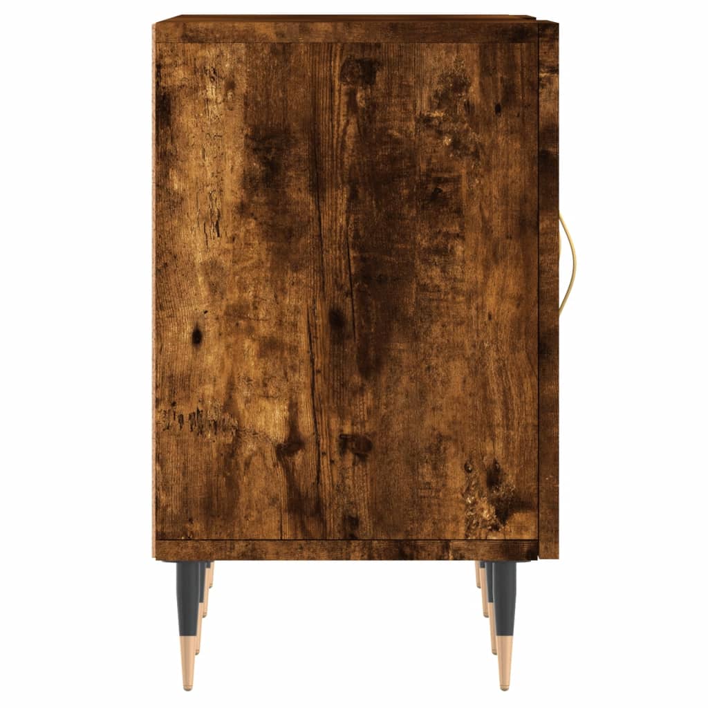 Meuble TV chêne fumé 150x30x50 cm bois d'ingénierie - XIOS