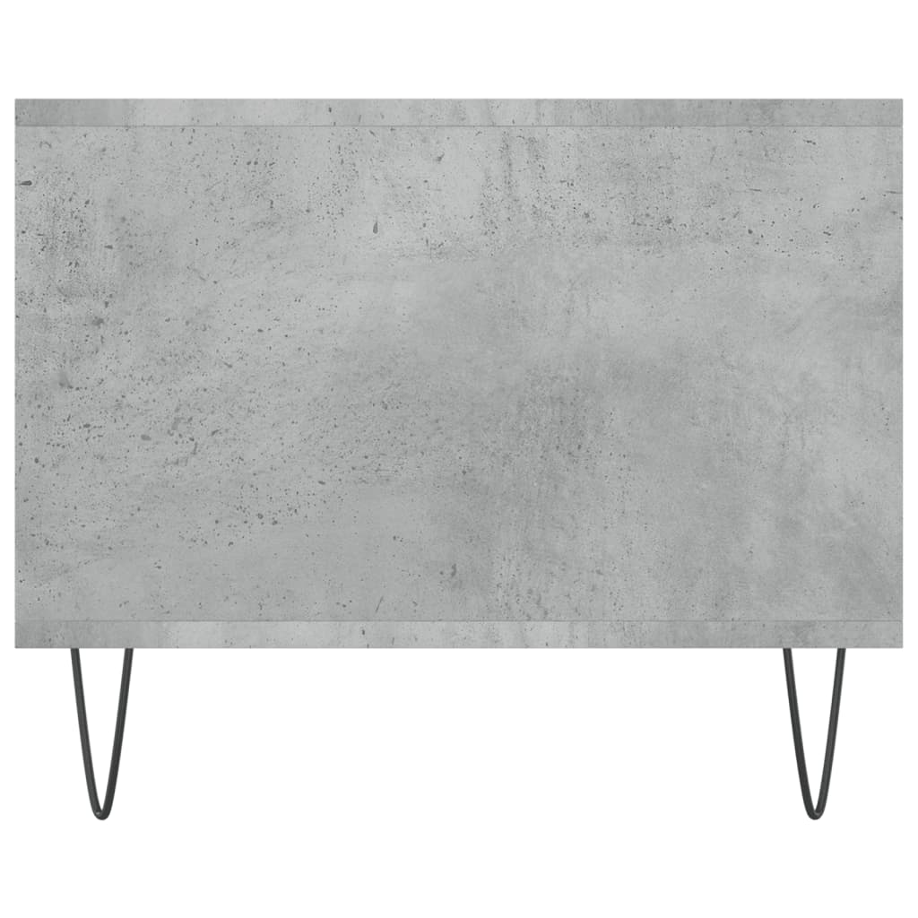 Table basse gris béton 102x50x40 cm bois d'ingénierie - XIOS