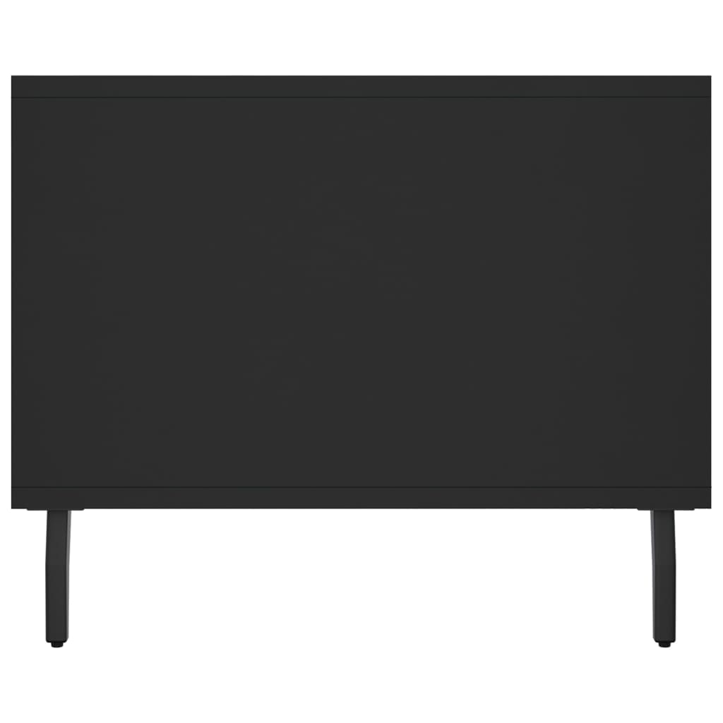 Table basse noir 102x50x40 cm bois d'ingénierie - XIOS