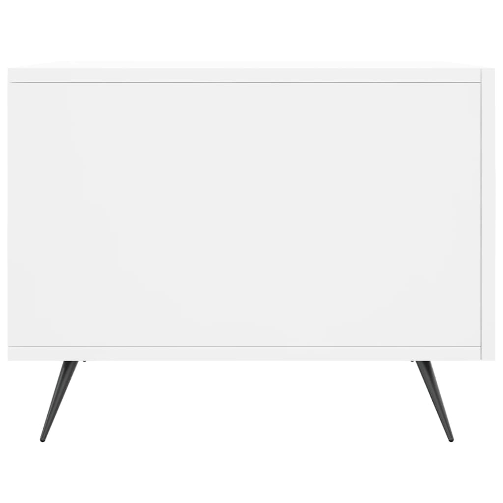 Tables basses 2 pcs blanc 50x50x40 cm bois d'ingénierie - XIOS