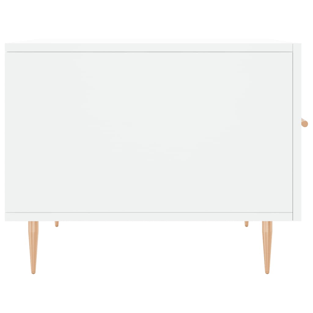 Tables basses 2 pcs blanc 50x50x40 cm bois d'ingénierie - XIOS