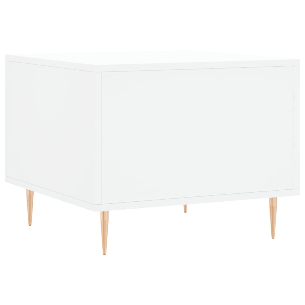 Tables basses 2 pcs blanc 50x50x40 cm bois d'ingénierie - XIOS